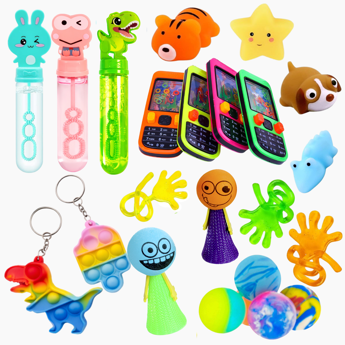 Pack Relleno para Piñata – 65 Juguetes