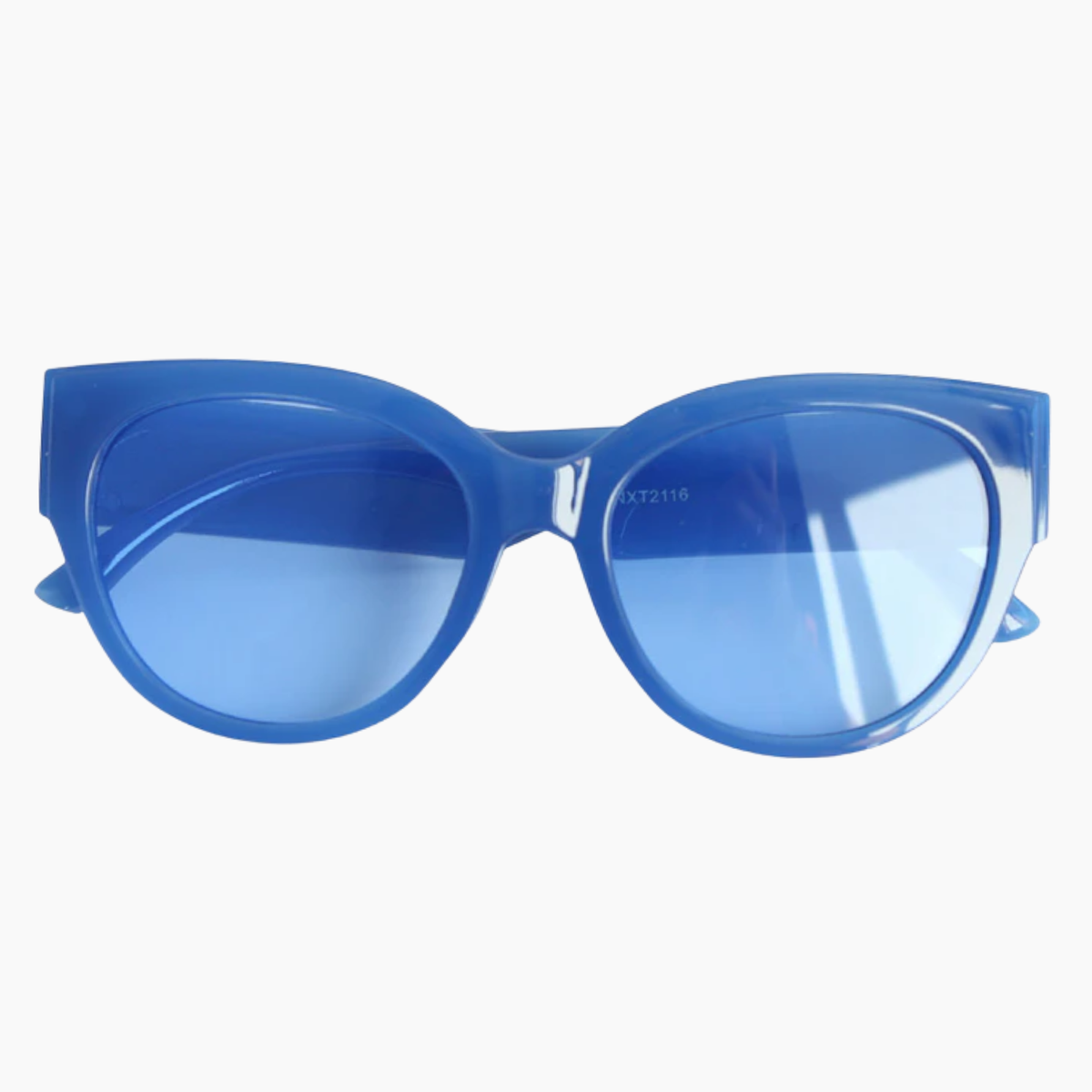 Lente cat-eye azul