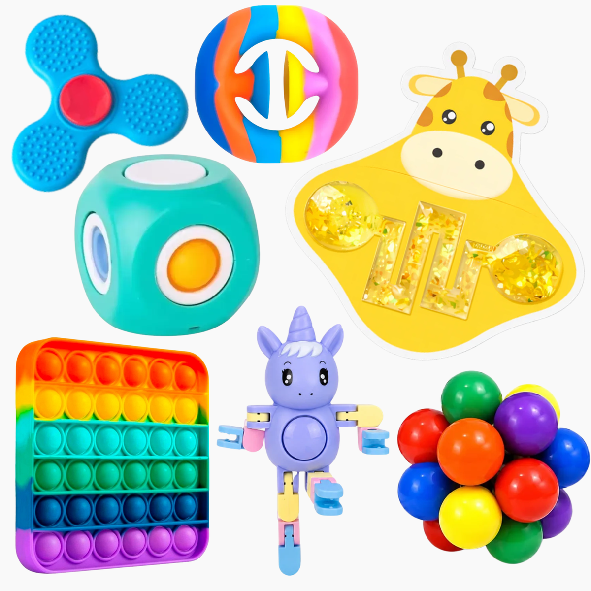 Pack Sensorial (7 Juguetes)