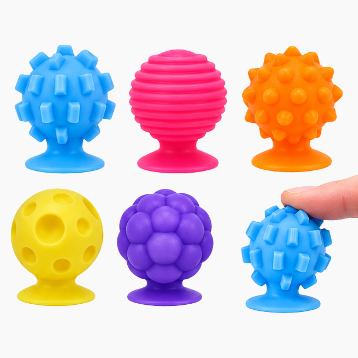 Figuras sensoriales ventosas- 8 unidades