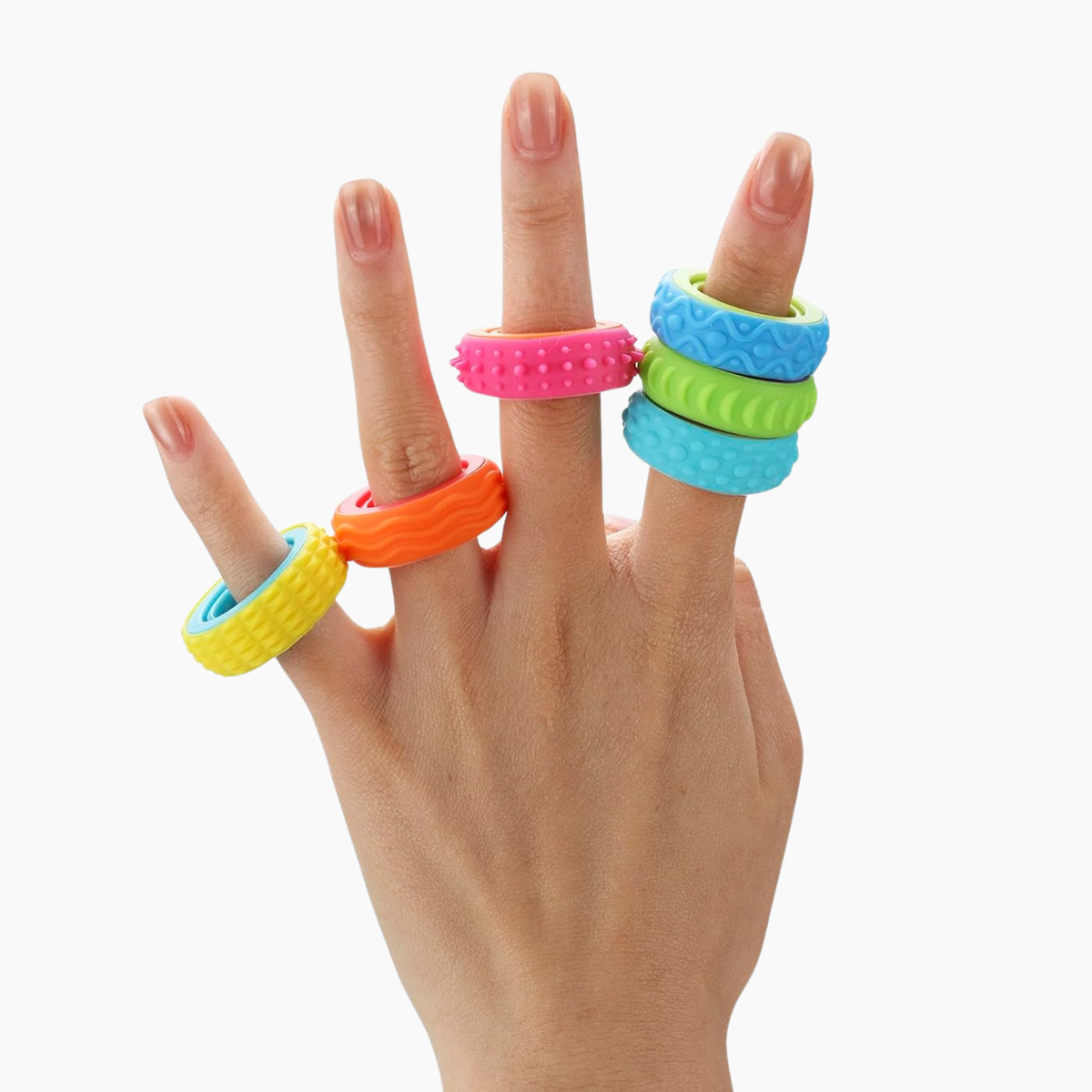 Fidget rings (6 unidades)