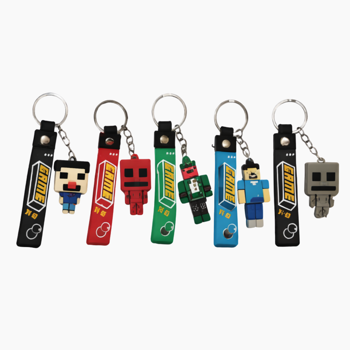 Llaveros Minecraft (4 unidades)