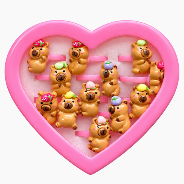 Anillos Capybara (12 unidades)