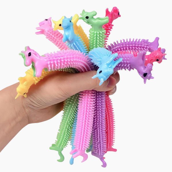 Cuncunas sensoriales unicornio (12 unidades)