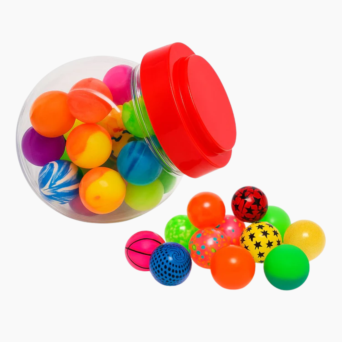 Pelotas saltarinas (25 unidades)