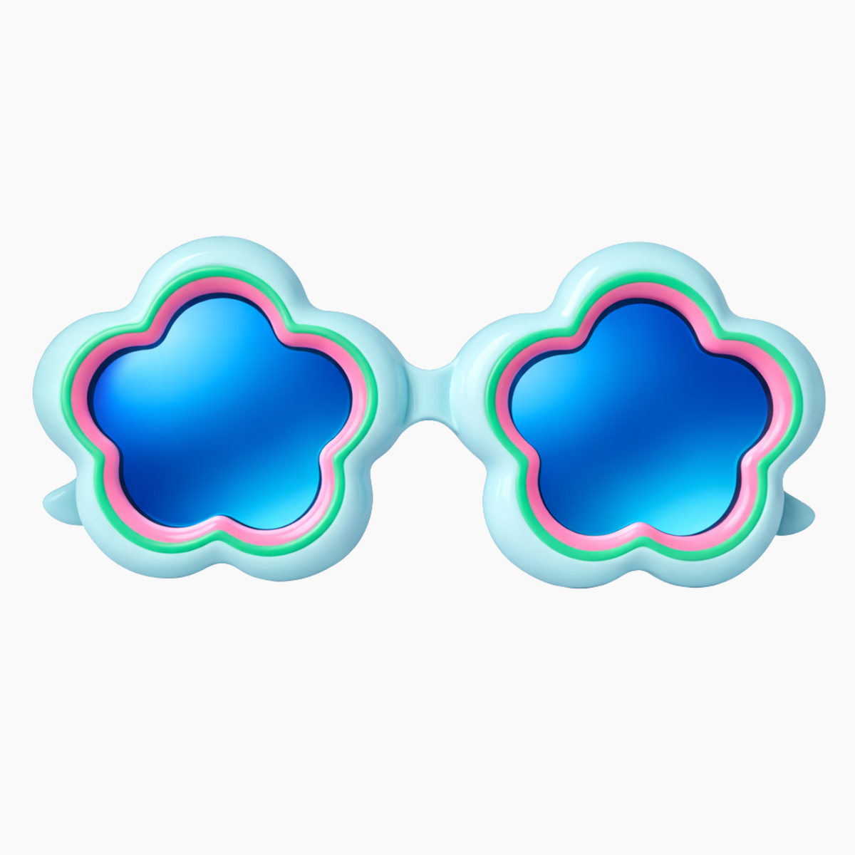 Lentes Flor Espejados
