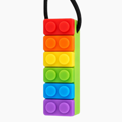 Collar mordedor sensorial lego