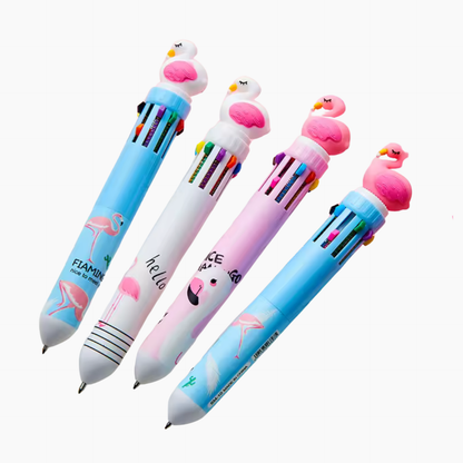 Lápices 10 colores cisne (4 unidades)