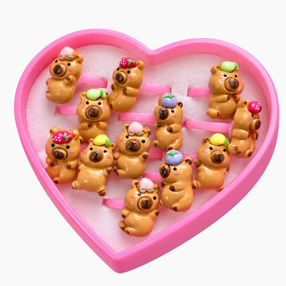 Anillos Capybara (12 unidades)